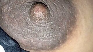 Tamil girl starts milking